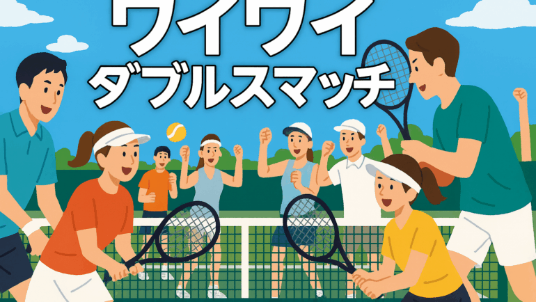 ワイワイダブルスマッチ  〜楽しみながらガチで6試合〜